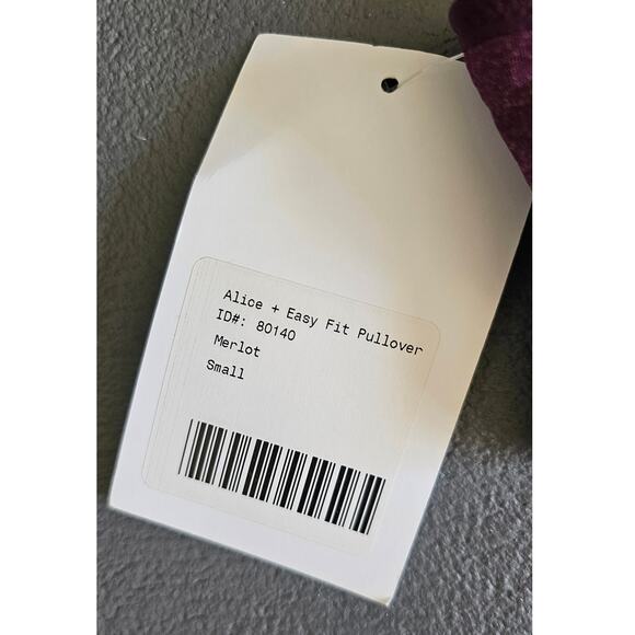 True & Co Bra Alice + Easy Fit Pullover Merlot Bra, Item 80140, Sz Small - Picture 3 of 5